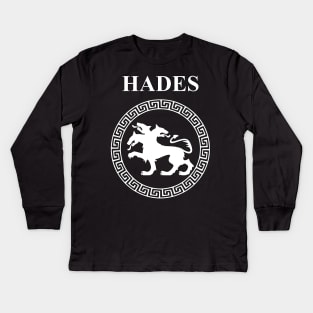 Hades Ancient Greek God Kids Long Sleeve T-Shirt